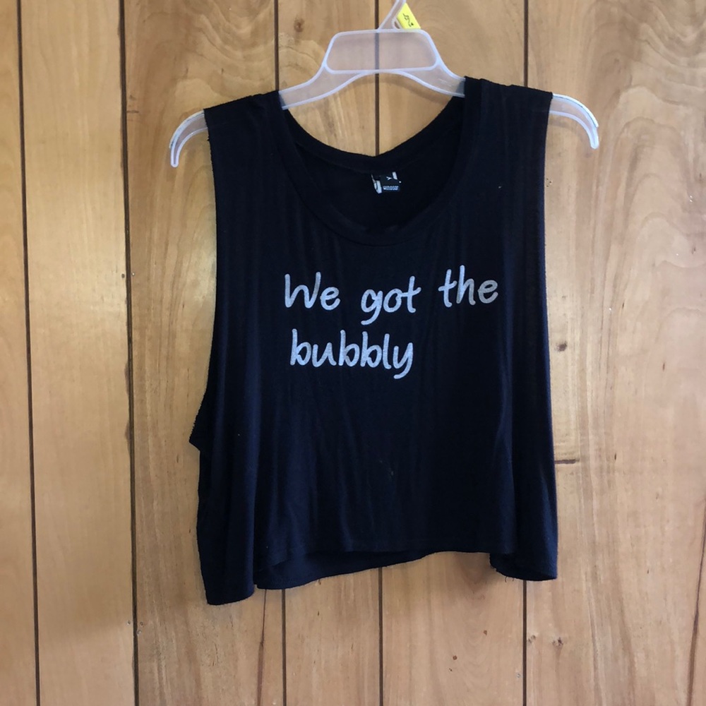 Crop top tank top